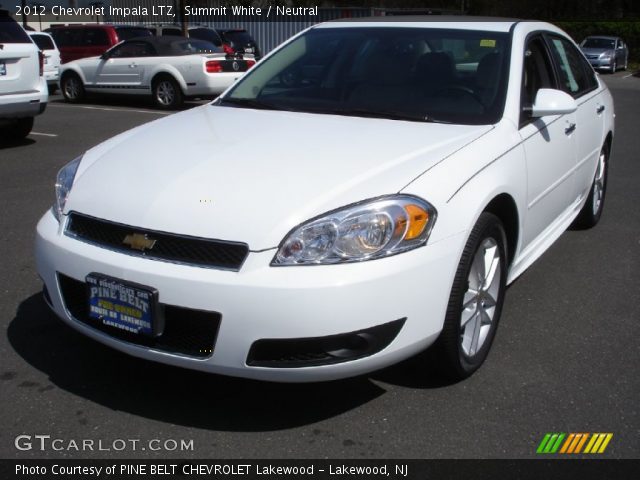 2012 Chevrolet Impala LTZ in Summit White