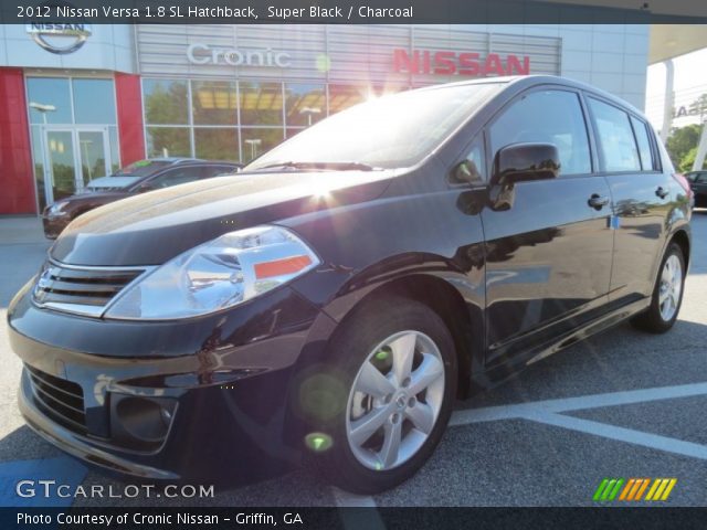 2012 Nissan Versa 1.8 SL Hatchback in Super Black