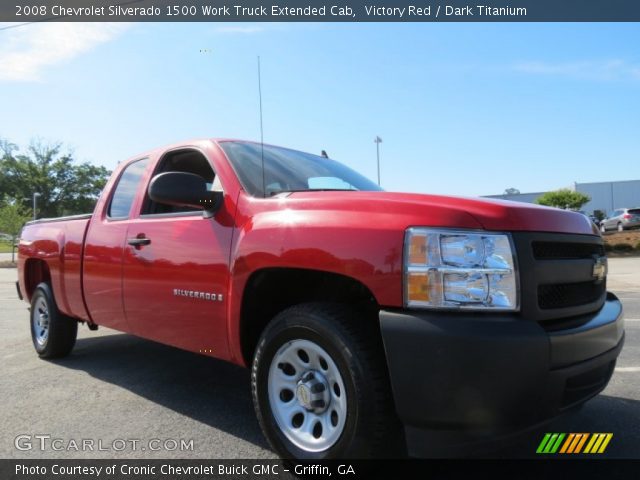 2008 Chevrolet Silverado 1500 Work Truck Extended Cab in Victory Red