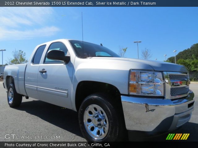 2012 Chevrolet Silverado 1500 LS Extended Cab in Silver Ice Metallic