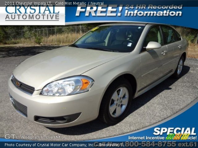 2011 Chevrolet Impala LT in Gold Mist Metallic