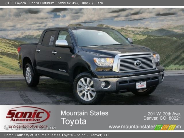 2012 Toyota Tundra Platinum CrewMax 4x4 in Black