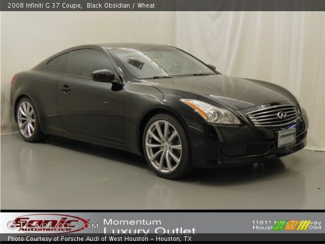 2008 Infiniti G 37 Coupe in Black Obsidian