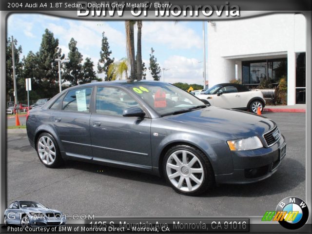 2004 Audi A4 1.8T Sedan in Dolphin Grey Metallic