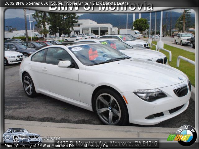 2009 BMW 6 Series 650i Coupe in Alpine White