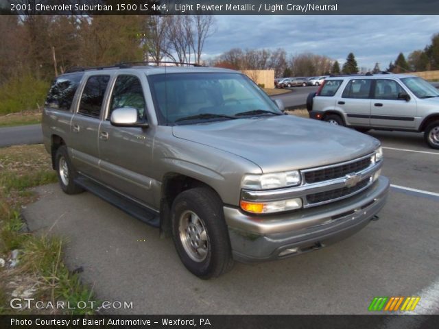 2001 Chevrolet Suburban 1500 LS 4x4 in Light Pewter Metallic
