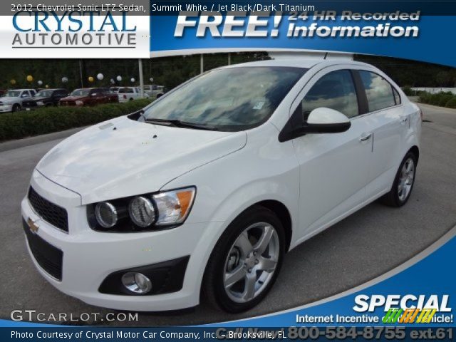 2012 Chevrolet Sonic LTZ Sedan in Summit White