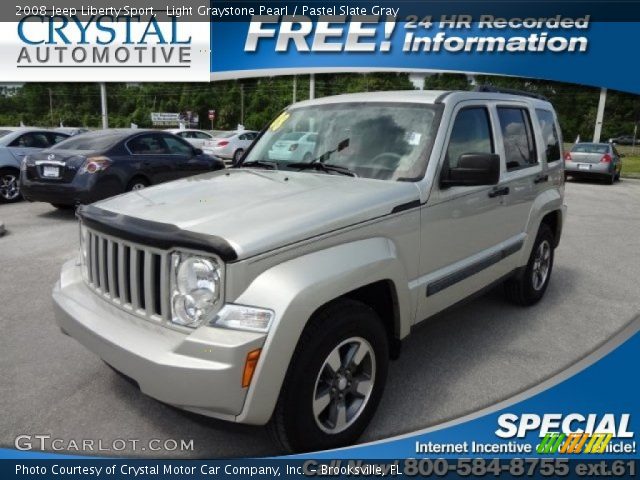 2008 Jeep Liberty Sport in Light Graystone Pearl