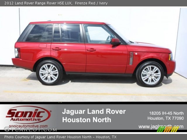 2012 Land Rover Range Rover HSE LUX in Firenze Red