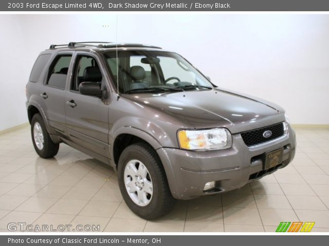 2003 Ford Escape Limited 4WD in Dark Shadow Grey Metallic