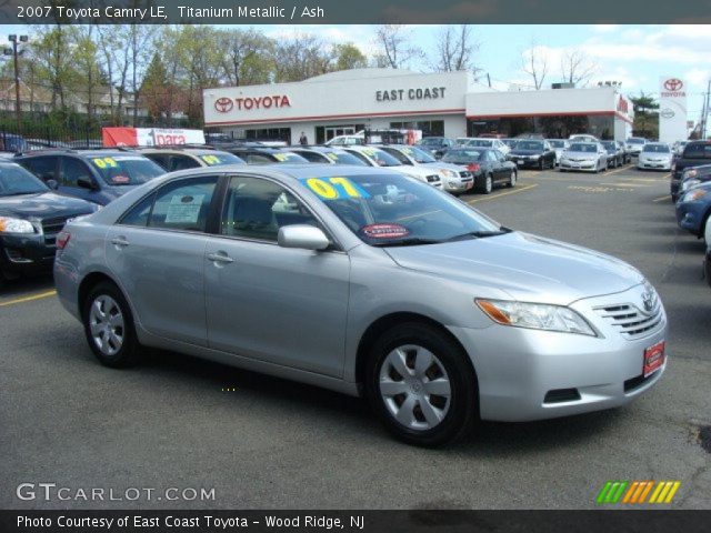 2007 Toyota Camry LE in Titanium Metallic
