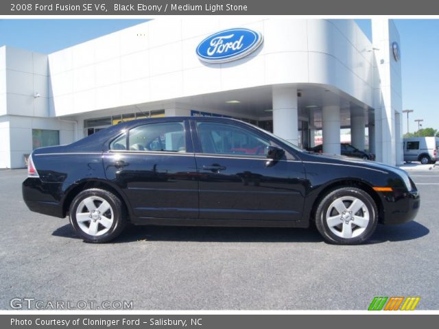 2008 Ford Fusion SE V6 in Black Ebony