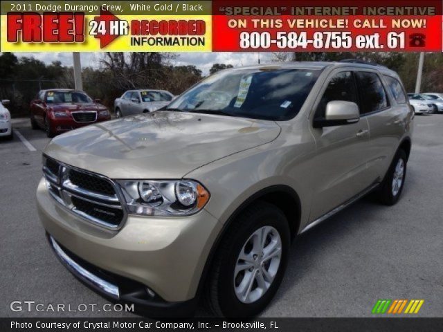 2011 Dodge Durango Crew in White Gold