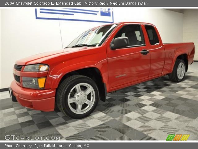 2004 Chevrolet Colorado LS Extended Cab in Victory Red