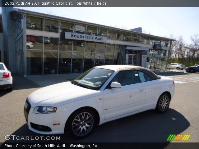 2009 Audi A4 2.0T quattro Cabriolet in Ibis White