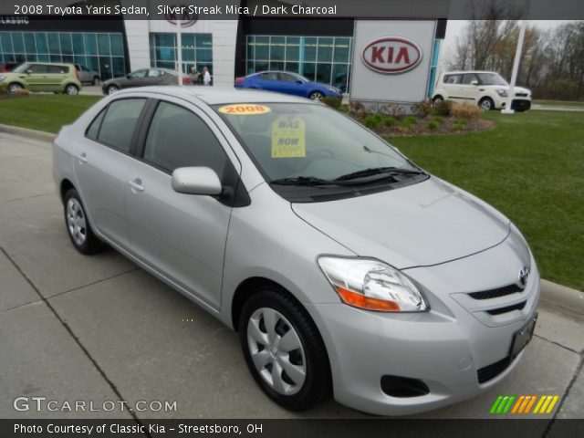 2008 Toyota Yaris Sedan in Silver Streak Mica