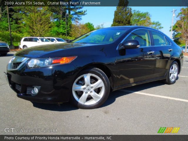 2009 Acura TSX Sedan in Crystal Black Pearl
