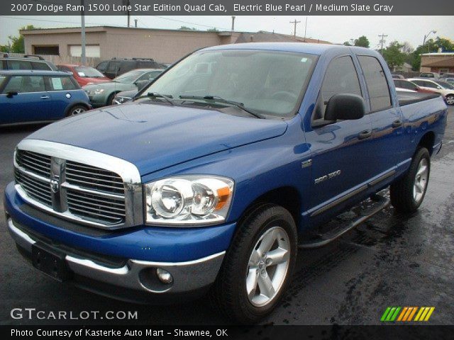 2007 Dodge Ram 1500 Lone Star Edition Quad Cab in Electric Blue Pearl