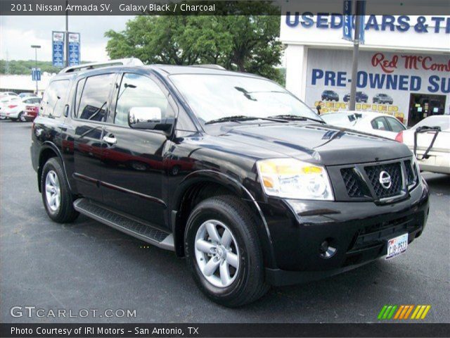 2011 Nissan Armada SV in Galaxy Black