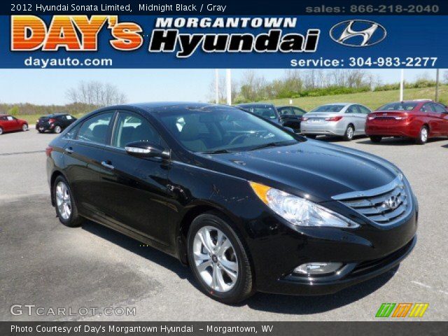 2012 Hyundai Sonata Limited in Midnight Black