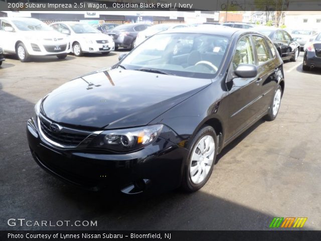 2008 Subaru Impreza 2.5i Wagon in Obsidian Black Pearl