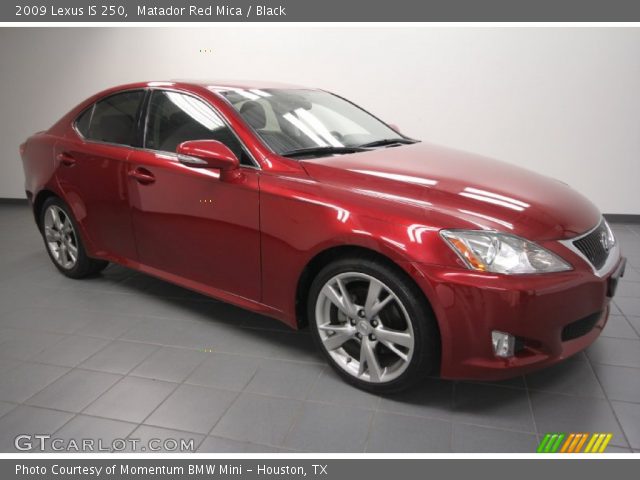 2009 Lexus IS 250 in Matador Red Mica