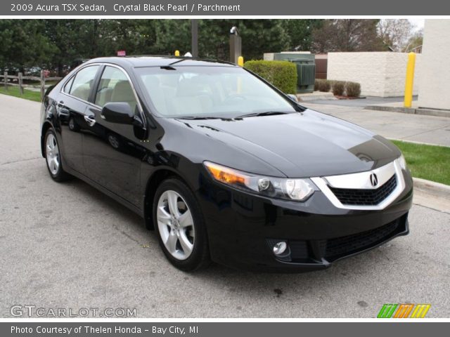 2009 Acura TSX Sedan in Crystal Black Pearl