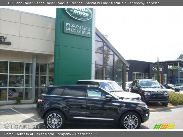 2012 Land Rover Range Rover Evoque Prestige in Santorini Black Metallic