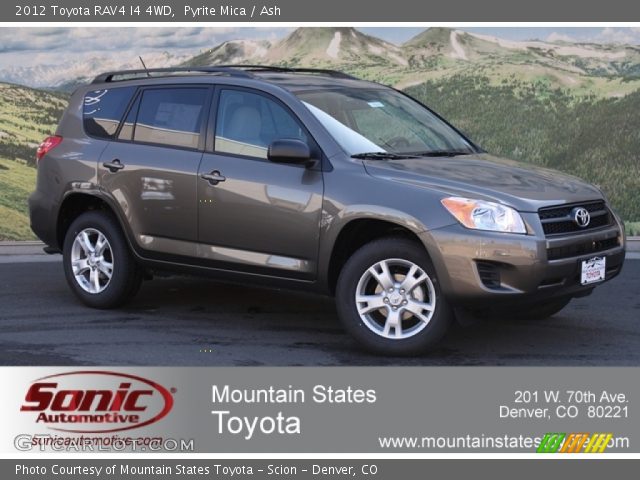 2012 Toyota RAV4 I4 4WD in Pyrite Mica