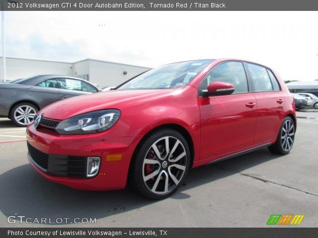 2012 Volkswagen GTI 4 Door Autobahn Edition in Tornado Red