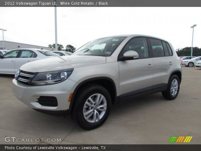 2012 Volkswagen Tiguan LE in White Gold Metallic