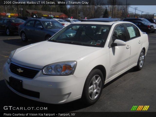 2006 Chevrolet Malibu LT V6 Sedan in White