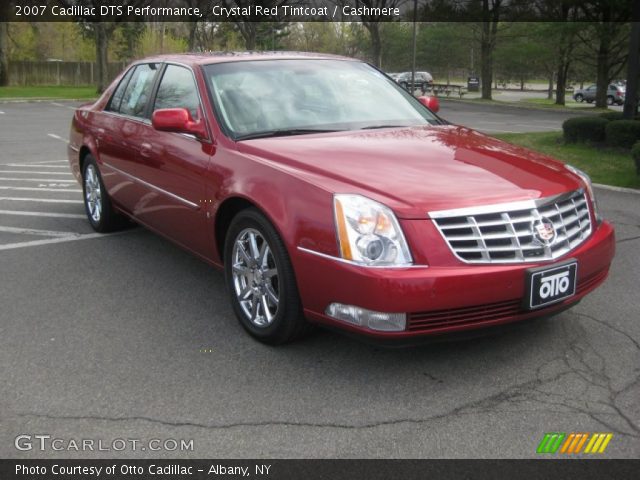 2007 Cadillac DTS Performance in Crystal Red Tintcoat