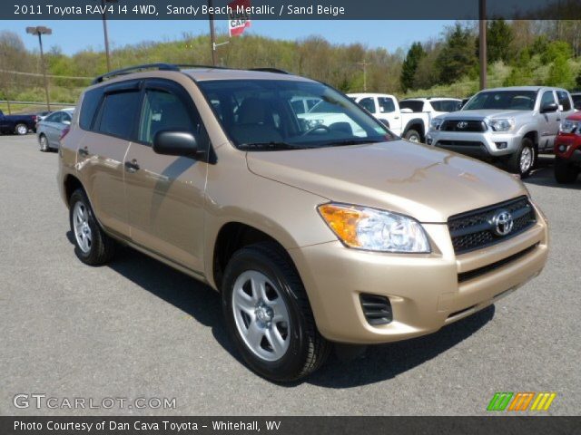 2011 Toyota RAV4 I4 4WD in Sandy Beach Metallic