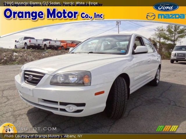 2006 Hyundai Elantra GLS Sedan in Nordic White