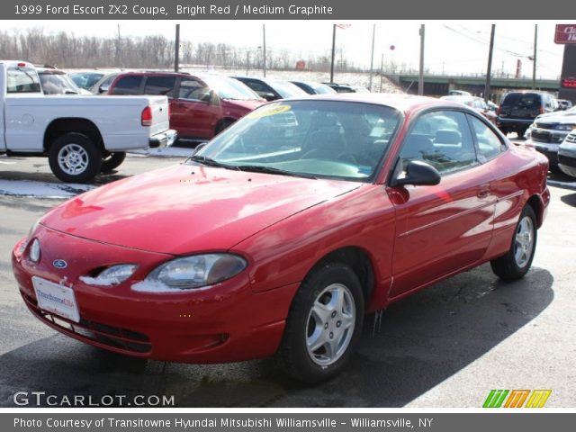 1999 Ford Escort ZX2 Coupe in Bright Red