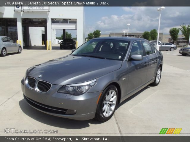 2009 BMW 5 Series 550i Sedan in Space Grey Metallic