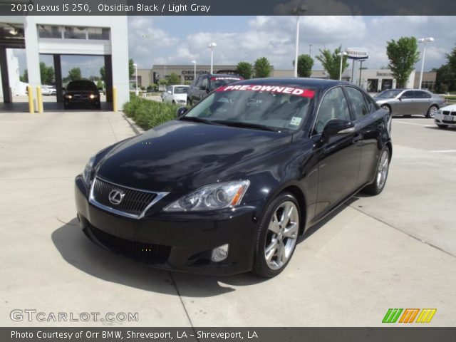 2010 Lexus IS 250 in Obsidian Black