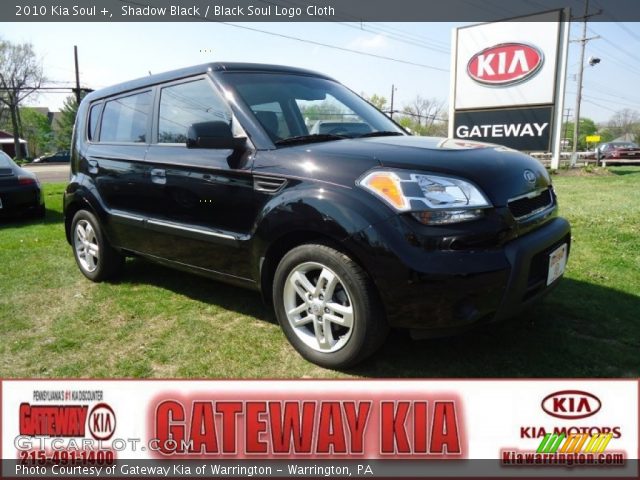 2010 Kia Soul + in Shadow Black