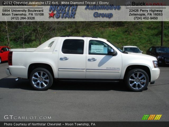 2012 Chevrolet Avalanche LTZ 4x4 in White Diamond Tricoat