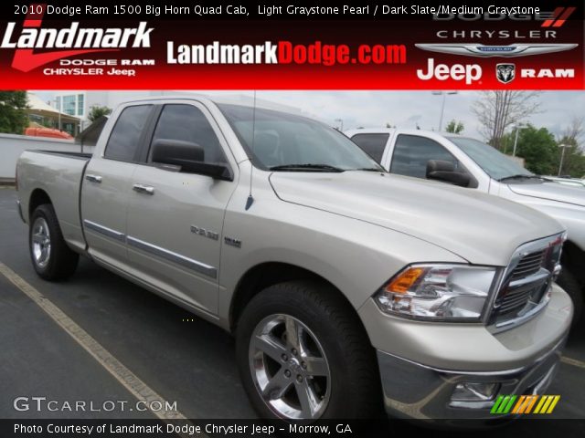 2010 Dodge Ram 1500 Big Horn Quad Cab in Light Graystone Pearl