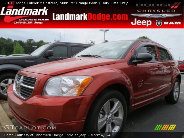 2010 Dodge Caliber Mainstreet in Sunburst Orange Pearl