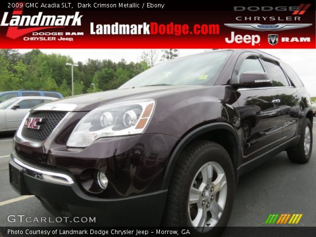 2009 GMC Acadia SLT in Dark Crimson Metallic