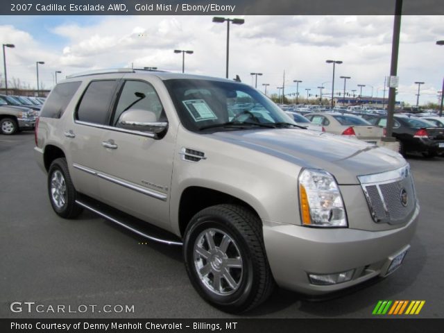 2007 Cadillac Escalade AWD in Gold Mist