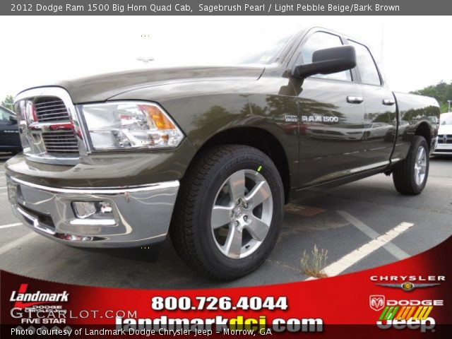 2012 Dodge Ram 1500 Big Horn Quad Cab in Sagebrush Pearl
