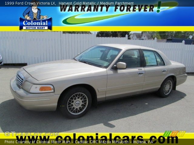 1999 Ford Crown Victoria LX in Harvest Gold Metallic