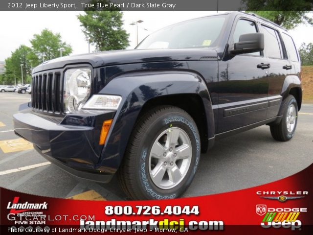 2012 Jeep Liberty Sport in True Blue Pearl