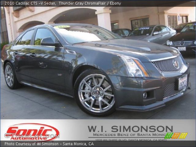 2010 Cadillac CTS -V Sedan in Thunder Gray ChromaFlair