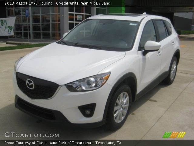 2013 Mazda CX-5 Touring in Crystal White Pearl Mica