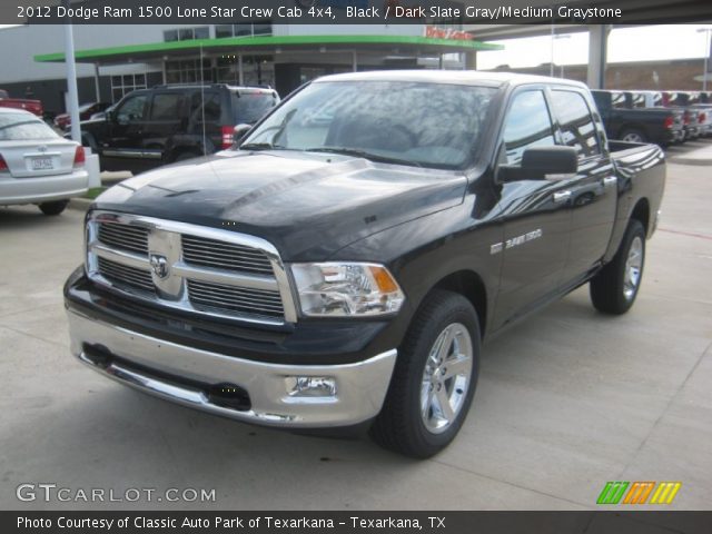 2012 Dodge Ram 1500 Lone Star Crew Cab 4x4 in Black